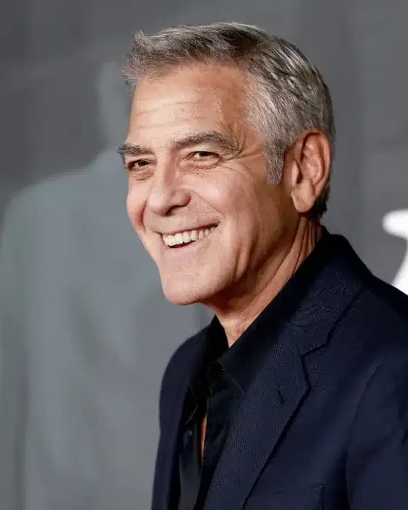 George Clooney aging facial symmetry dental proportions