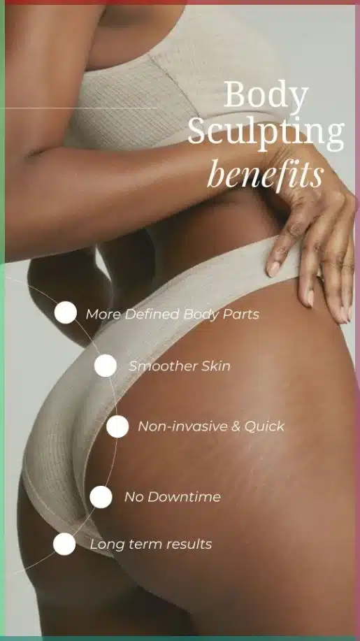 Female silhouette showing natural BBL contour- Brazilian Butt lift Turkey