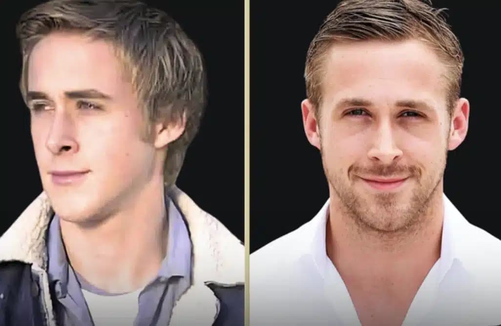 Ryan Gosling Smile Evolution