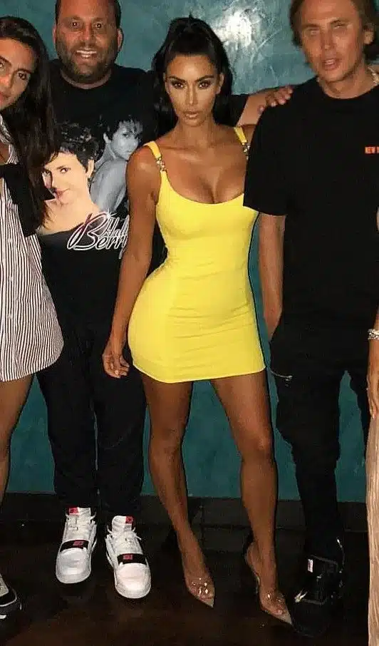 21. Kim Kardashian smile framed by strong lower-face support