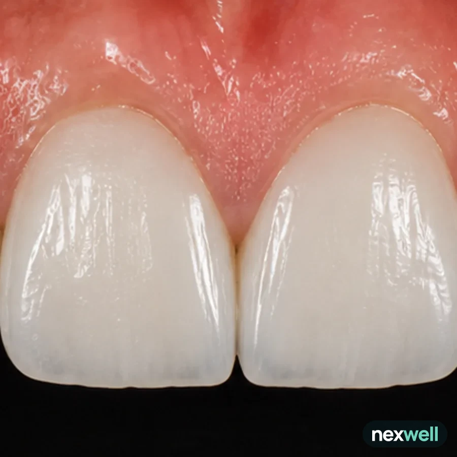 After: composite bonding transformation, 4004