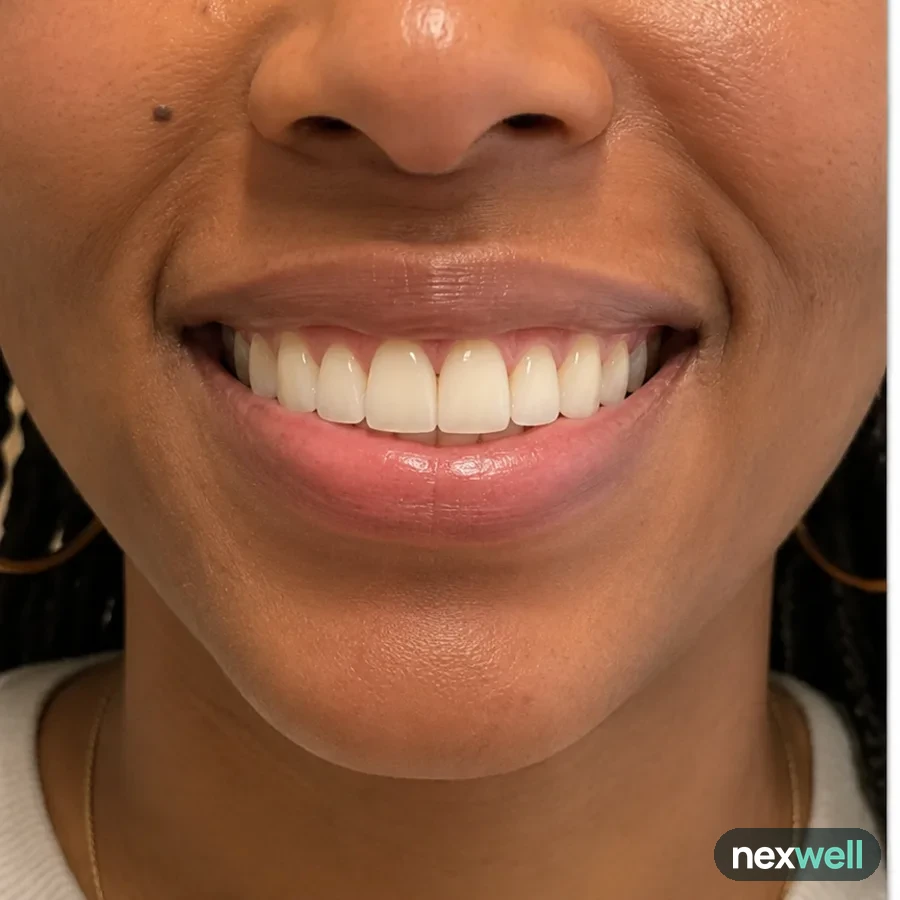After: composite bonding transformation, 4008