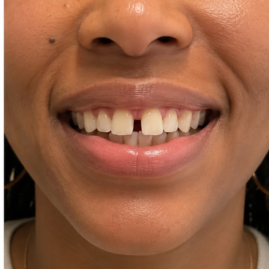 Before: composite bonding transformation, 4008