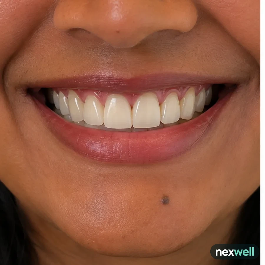 After: composite bonding transformation, 4009