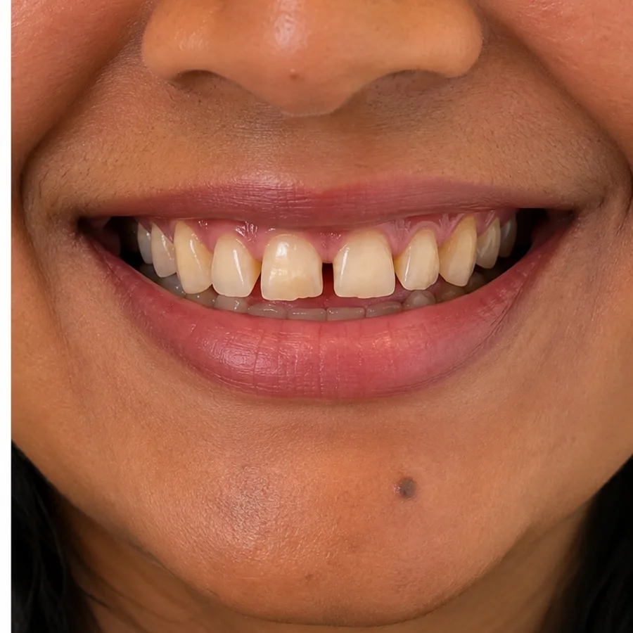 Before: composite bonding transformation, 4009