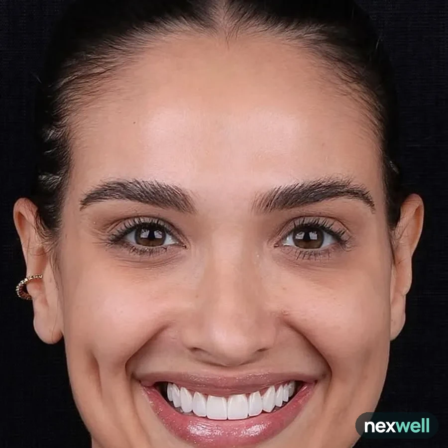After: veneer and zirconia smile restoration, 3012