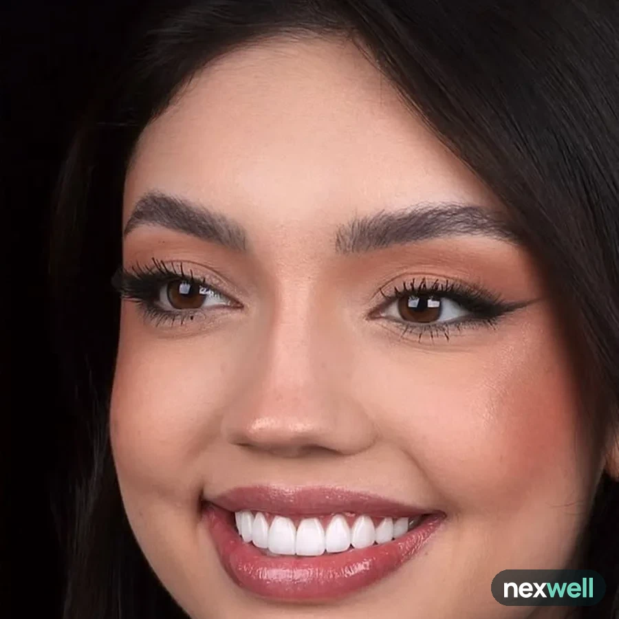 After: veneer and zirconia smile restoration, 3014