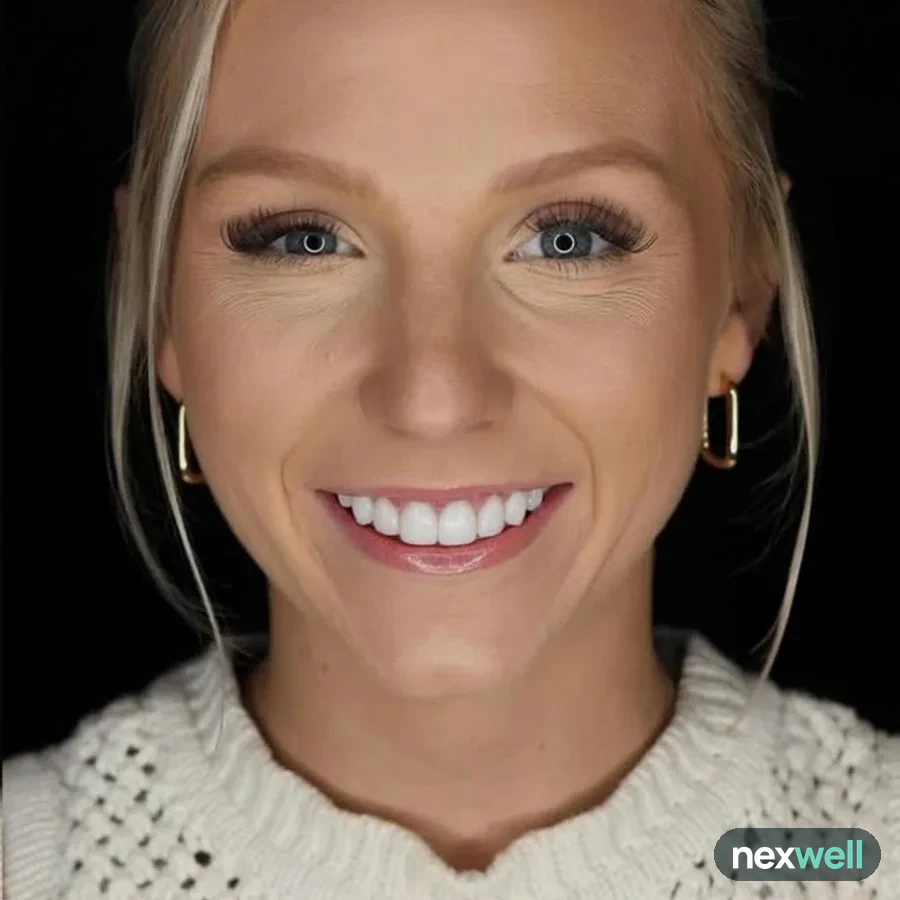 After: veneer and zirconia smile restoration, 3026