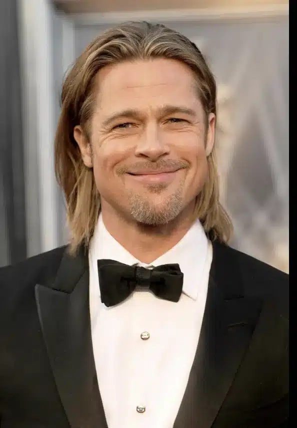 Brad Pitt aesthetic asymmetry facial proportions analysis