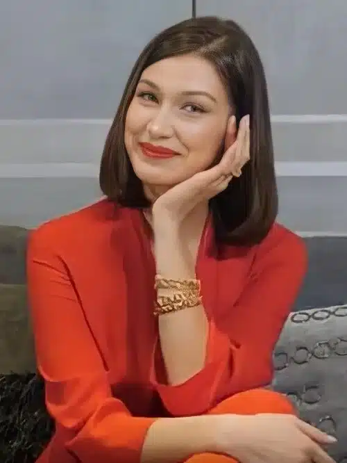 	24.	“Model close-up of Bella Hadid showing balanced facial thirds.”
