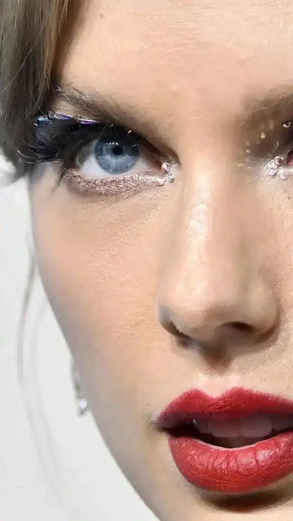 Taylor Swift face evolution illustration